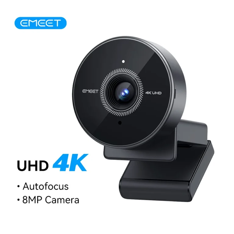 Webcam 4K Web Camera 1080P 60fps with Microphone Mini USB Camera for