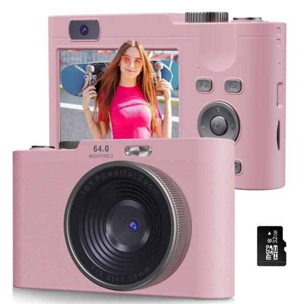 4K30FPS Digital Camera with Autofocus | 48MP Ultra-Compact Vlogging