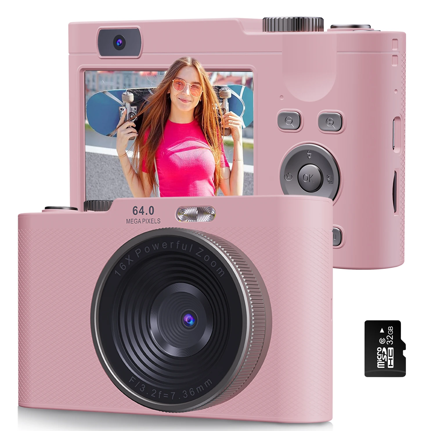 Sf7081d8f3740456abe24ee5e60ad7f78n.webp 4K30FPS Digital Camera with Autofocus | 48MP Ultra-Compact Vlogging