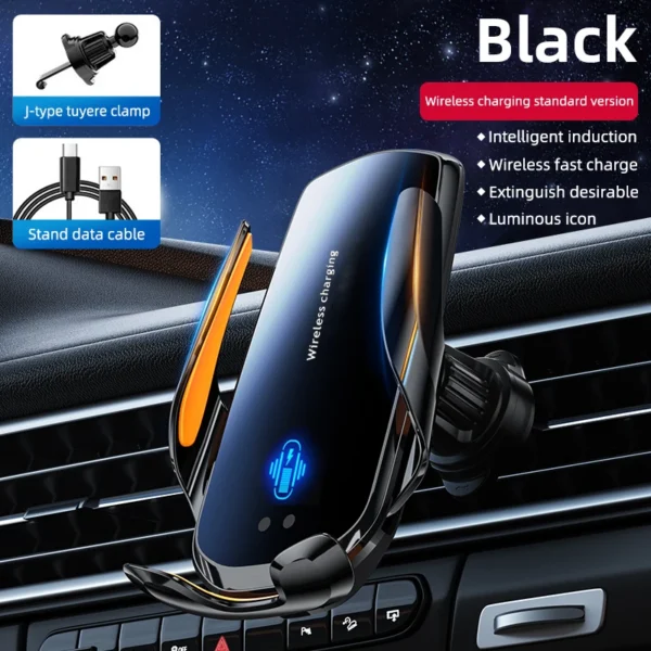1PC Updated Car Wireless Phone Holder with Wireless Charging,