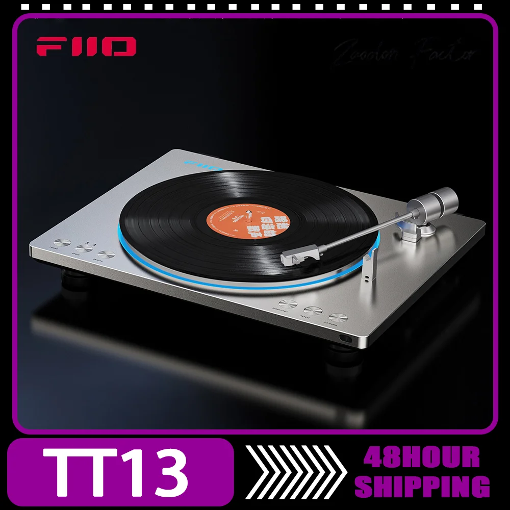 FiiO TT13 Vintage Vinyl Record Player Fully Automatic Bluetooth