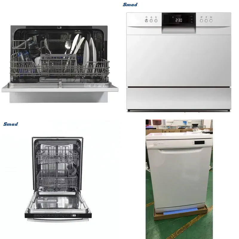 Portable Mini Countertop Dishwasher 6 Place Settings Compact Electric