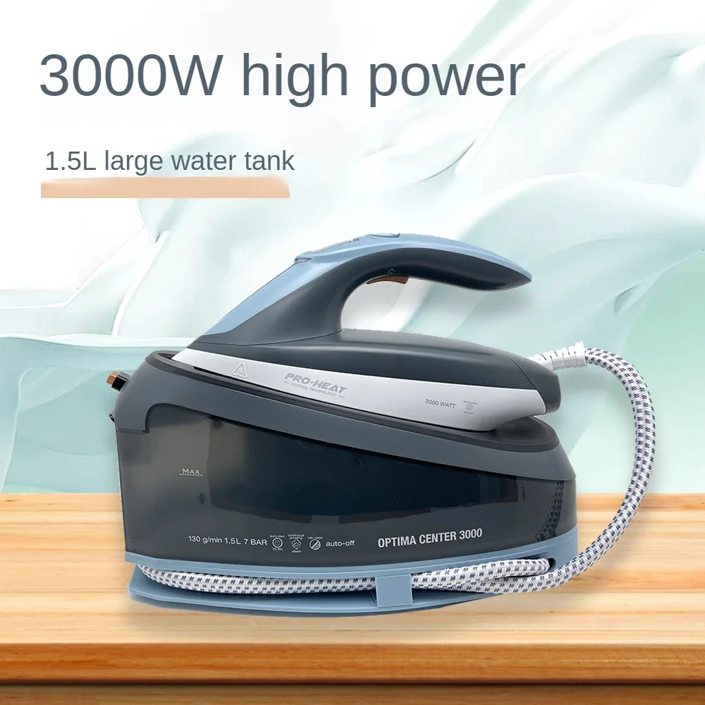 Powerful Steam Iron for Clothes 3000W Large 1.5L Water Tank Nonstick