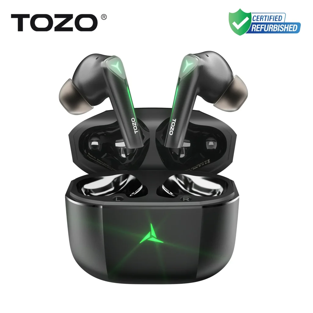 Refurbished TOZO G1 45ms Low Latency Game Earbuds Bluetooth Wireless