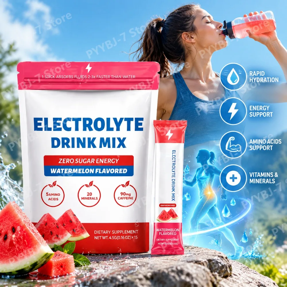 Electrolyte Powder Zero Sugar Rapid Hydration Drink with Amino Acids