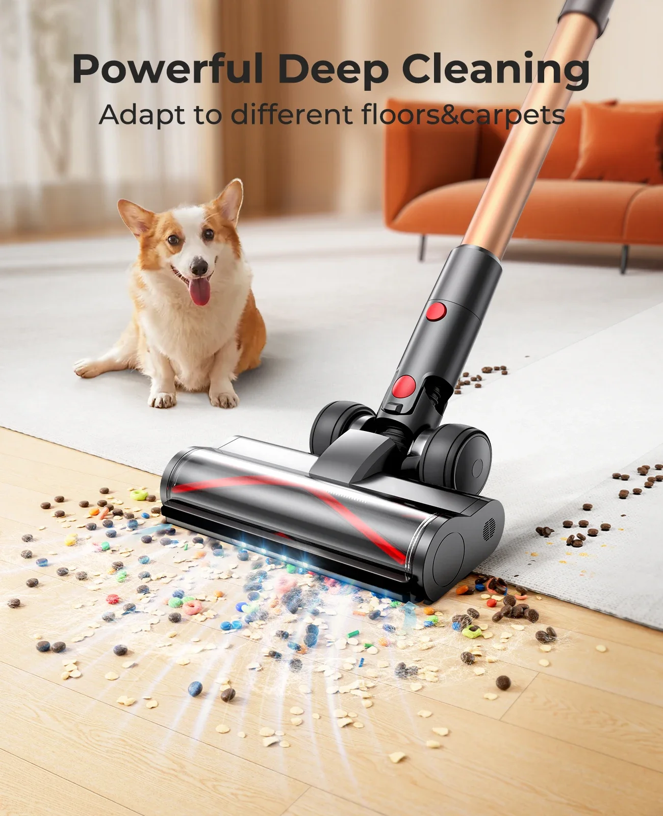 2025 hot sale Laresar Ultra 7 ODM Factory 550W/45000pa Stick Vacuum