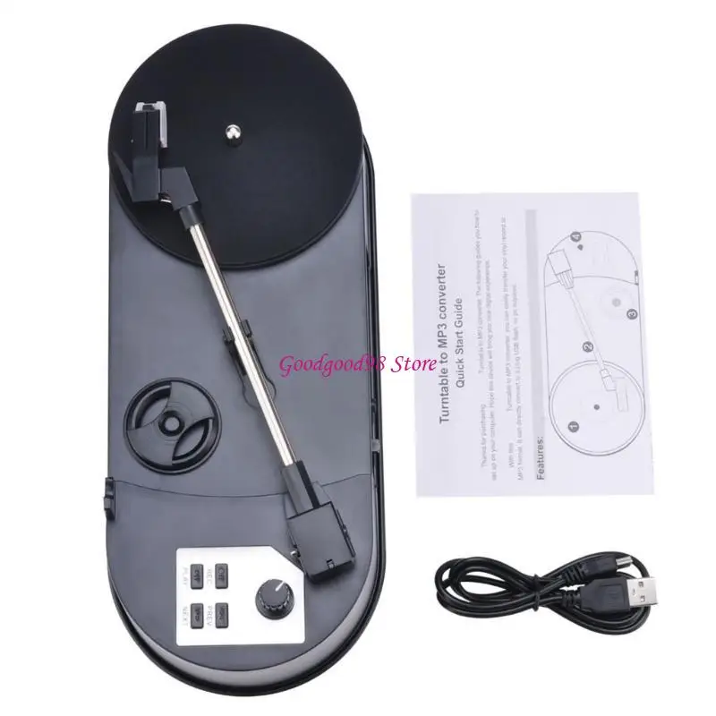 Record Player To MP3 Turntable to MP3 Conversion with Integrated