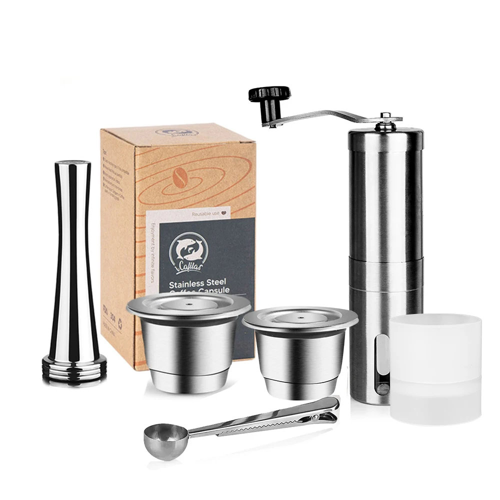 Reusable Coffee Capsule For Nespresso Espresso Crema Cups Stainless