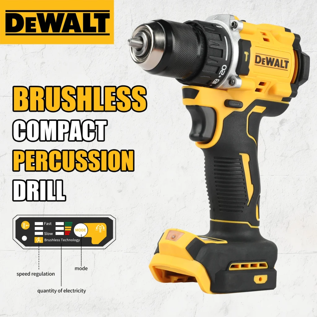 DEWALT DCD805 20V High - Performance Brushless Cordless Impact Drill &