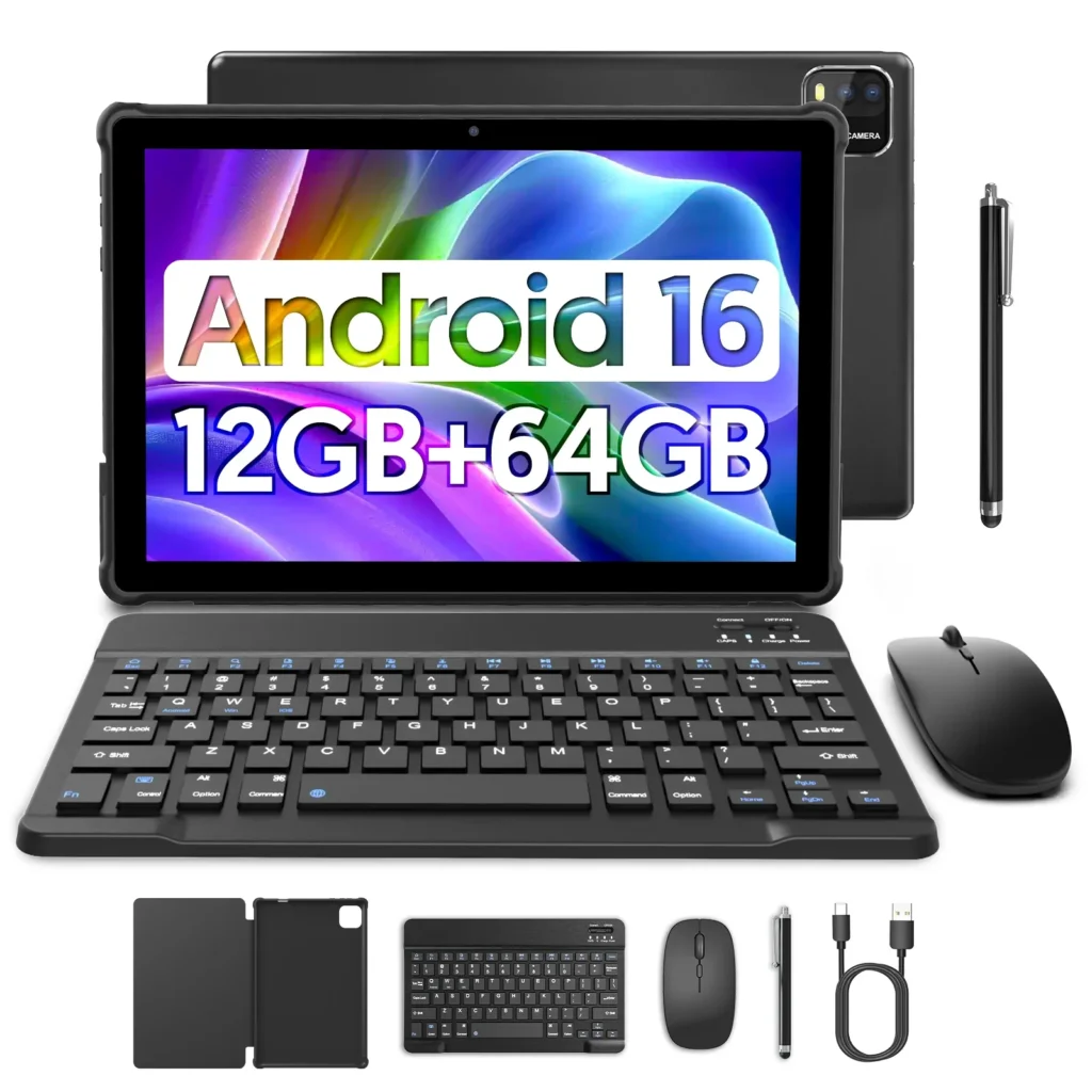 2026 Model Tablet | Brand New Android 16 | 10.0-inch Display | 12GB