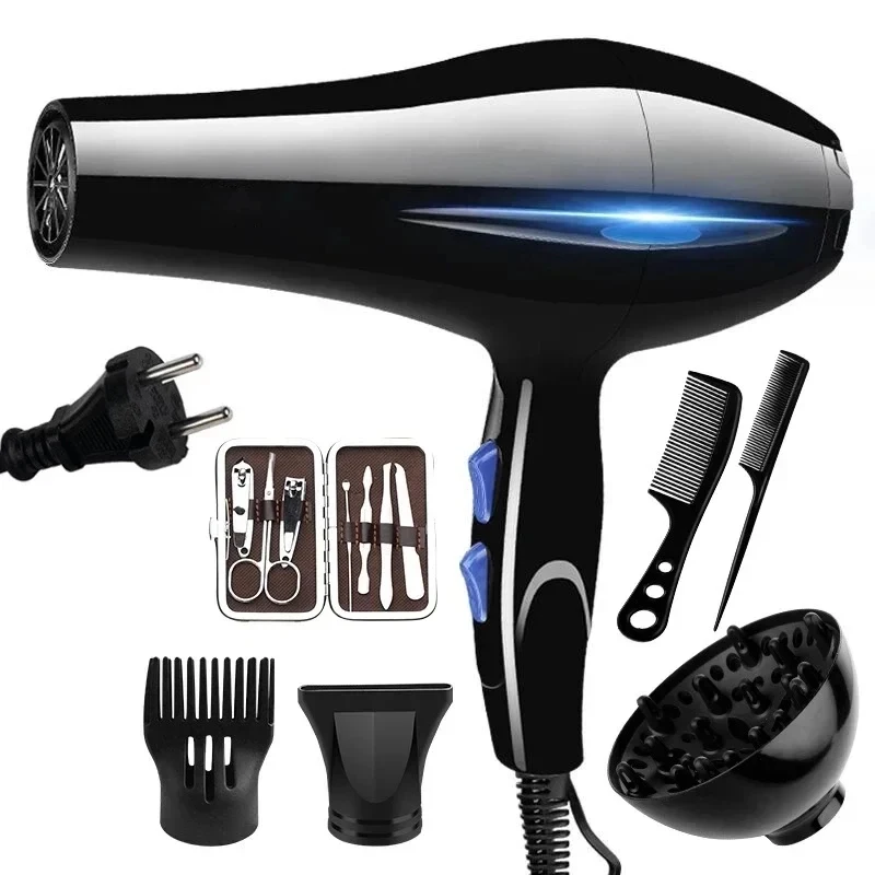 2200W Hair Dryer Professional Powerful Hair Dryer Fast Heating Hot and